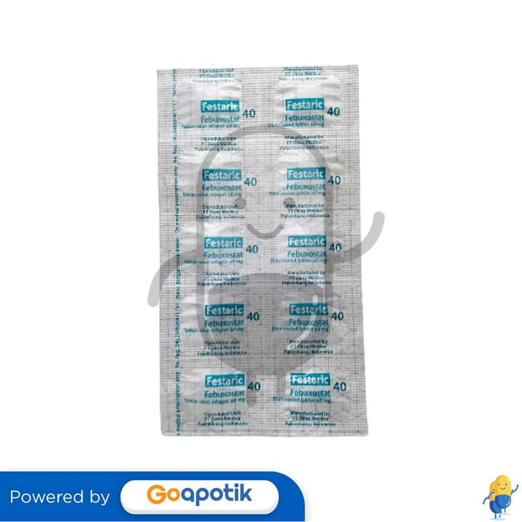 Festaric 40 Mg Strip 10 Tablet