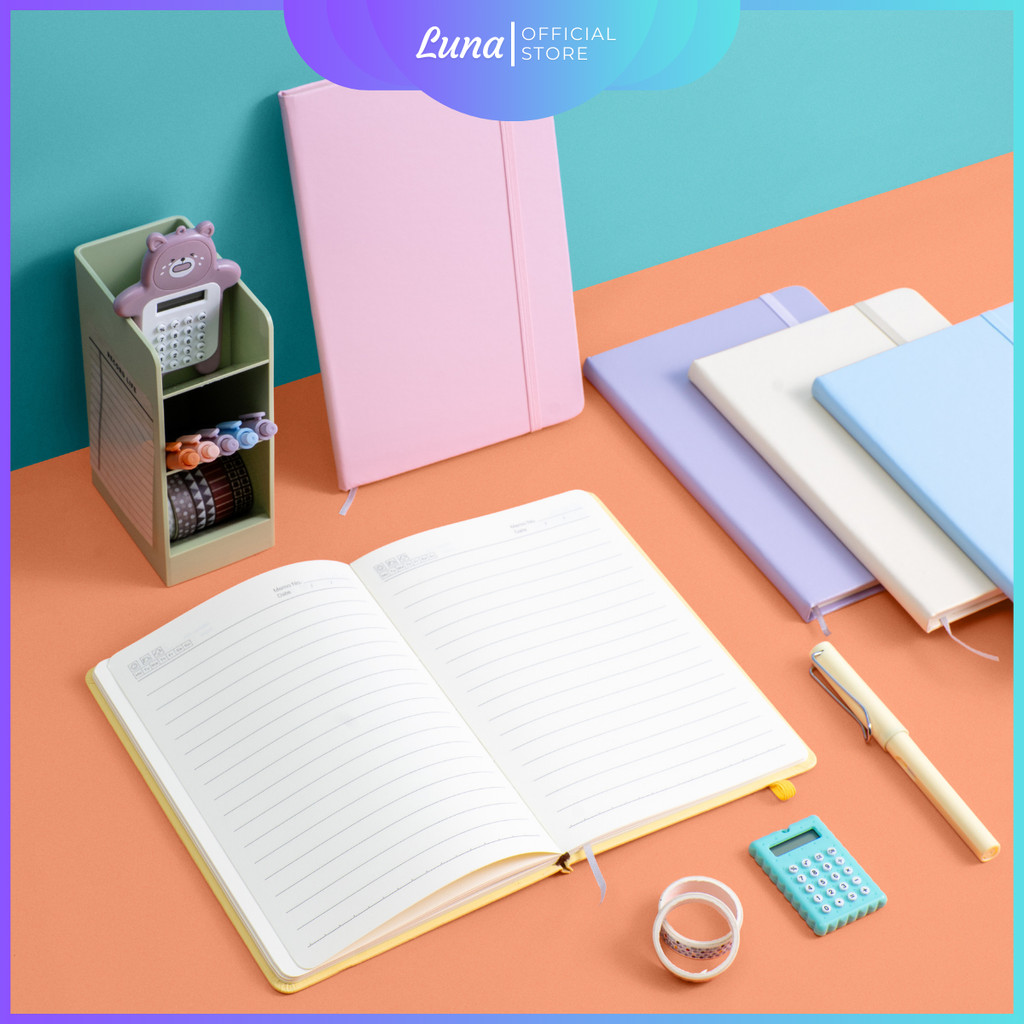 

Notebook Notepad A5 80 Lembar Agenda Penutup Tali Buku Tulis Catatan Daily Planner