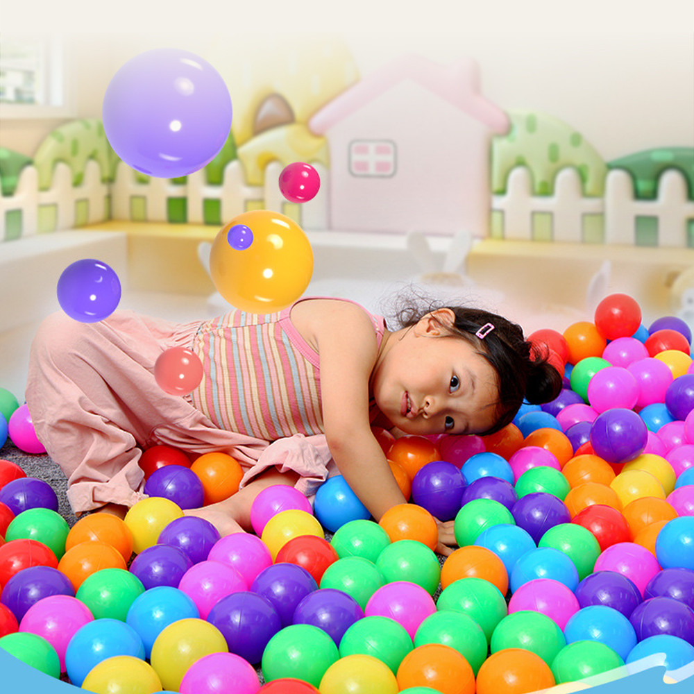 Mainan anak bola warna warni isi 500 dan 1000 playground mandi bola anak