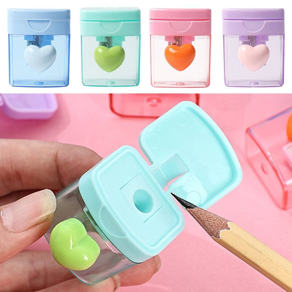 

Cartoon Single/Double Hole Pencil Sharpener Pencil Cutter Tool Student Stationery School Office Supplies