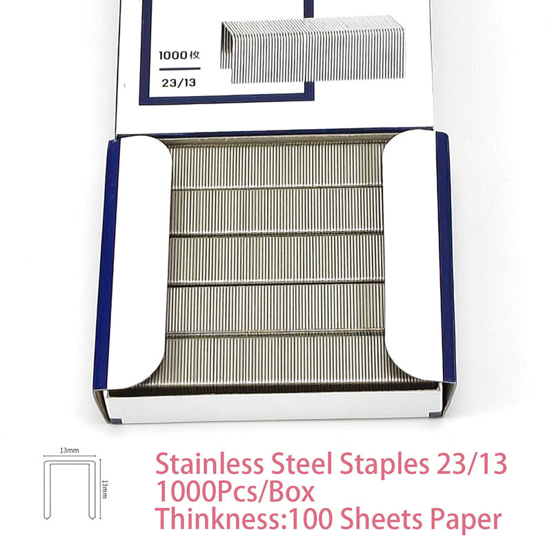 

Stainless Steel Staples 23/13 For Stapler Stationary Office Accessories 1000pcs/Pack Office, Cultural And Educational Supplies