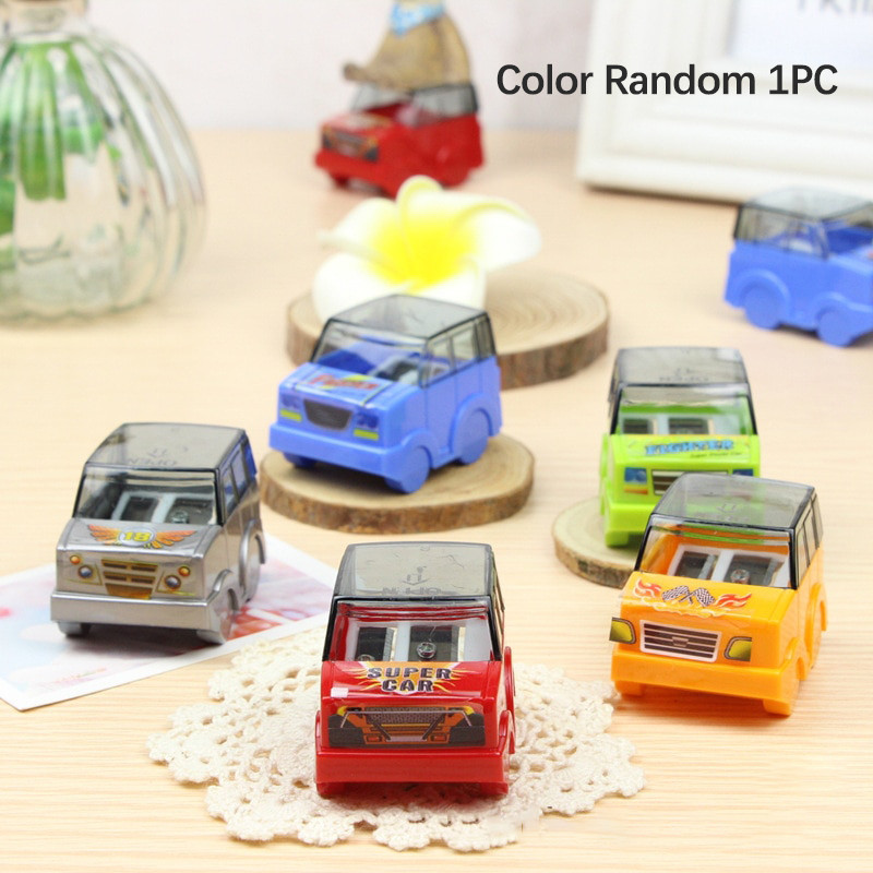 

1PC Cartoon Car Styling Pencil Sharpener Creative Stationery Pencil Sharpener School Supplies