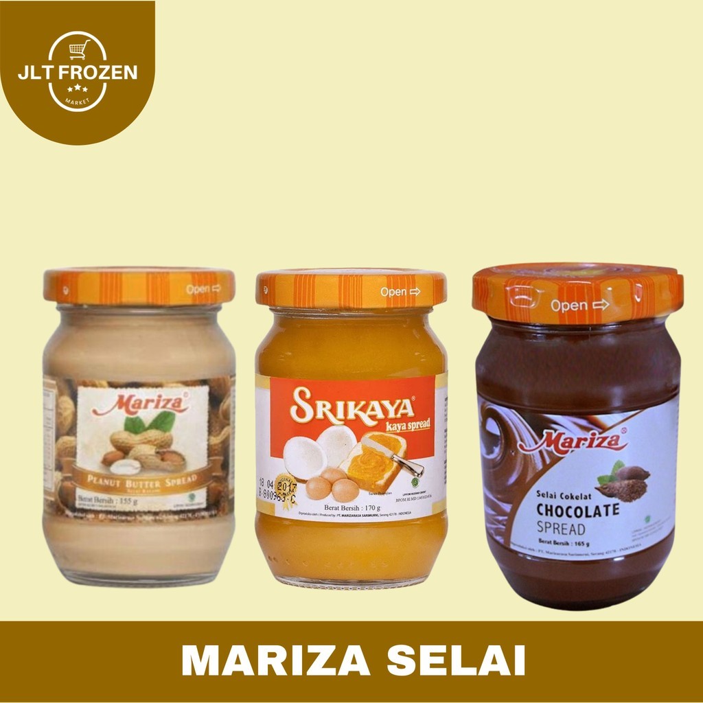 Mariza Selai / Selai Roti Rasa Peanut / Srikaya / Chocola