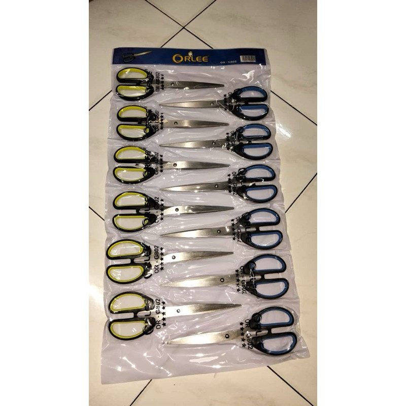 

1 SLOP ISI 12 BIJI GUNTING ORLEE 1 RENTENG ISI 12 MURAH gunting besar MERK ORLEE JOYKO Gunting Montana STL-545 Gunting Kecil Rentengan