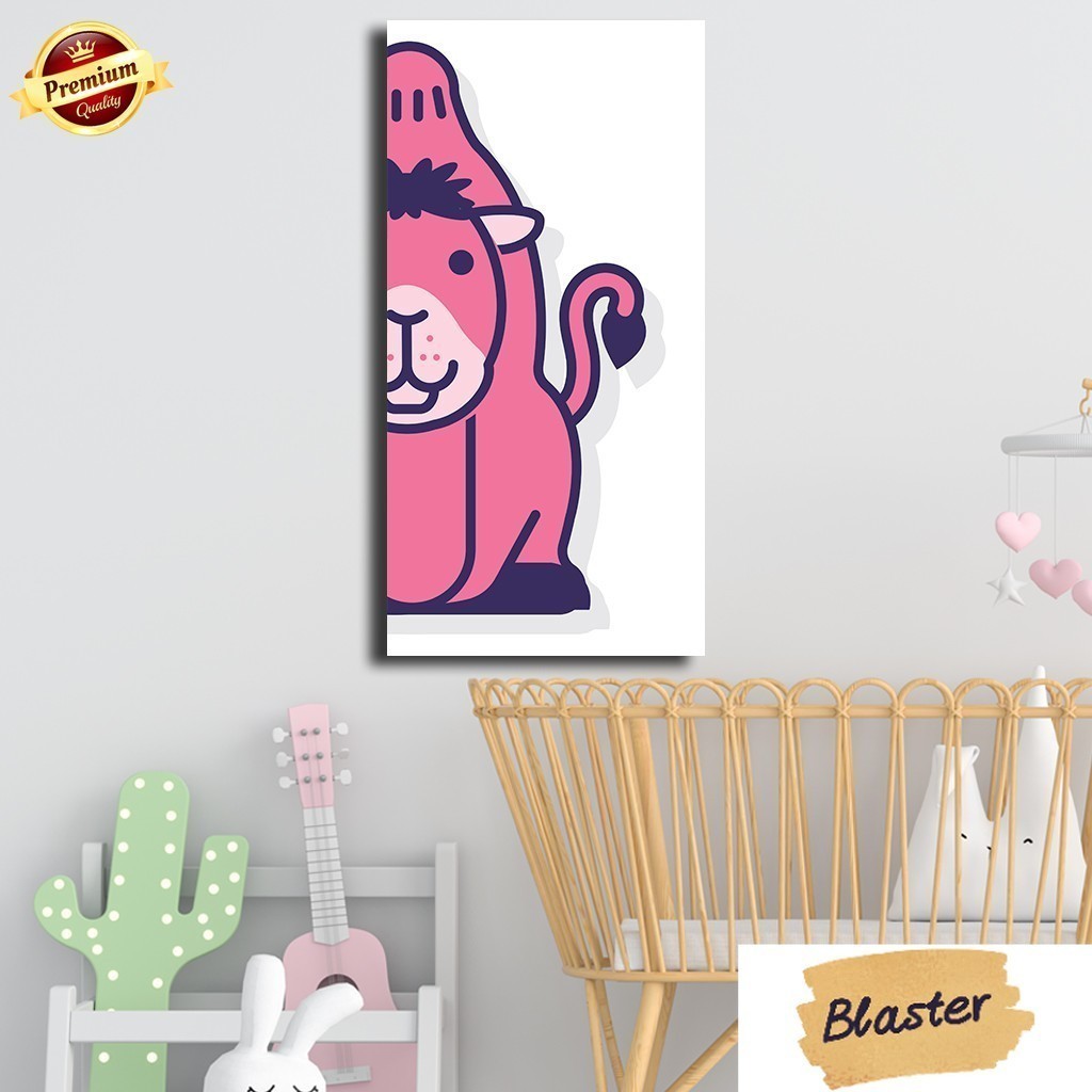 Hiasan Dinding Poster Kayu WallDecor Dekorasi Rumah Minimalis Tema Binatang Unta