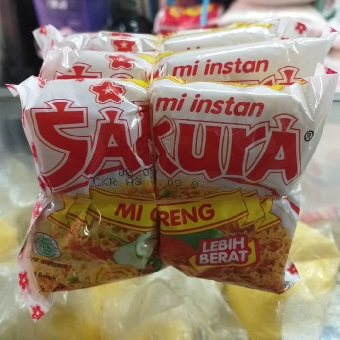 

mie goreng sakura per 5 bungkus