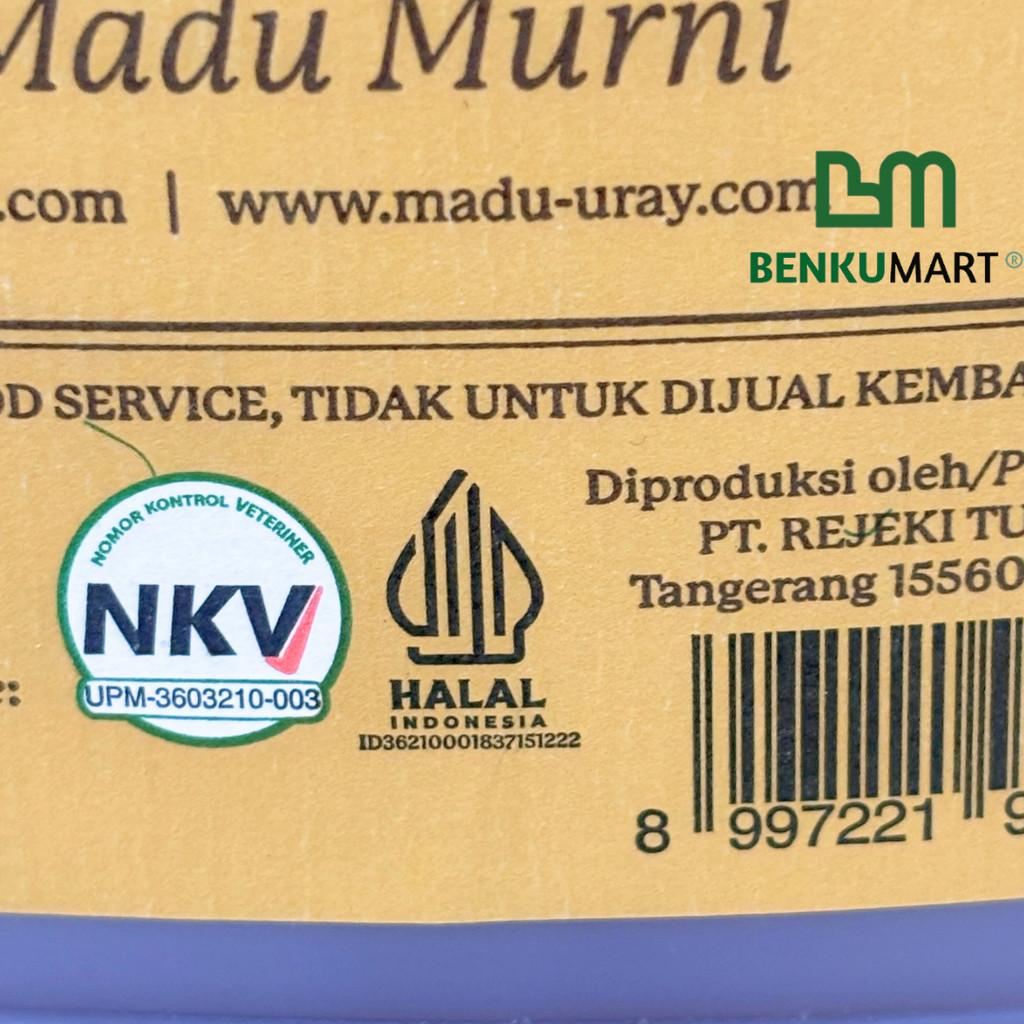 

Madu Uray Natural Honey (3 Kg) Jeren Kemasan Horeka