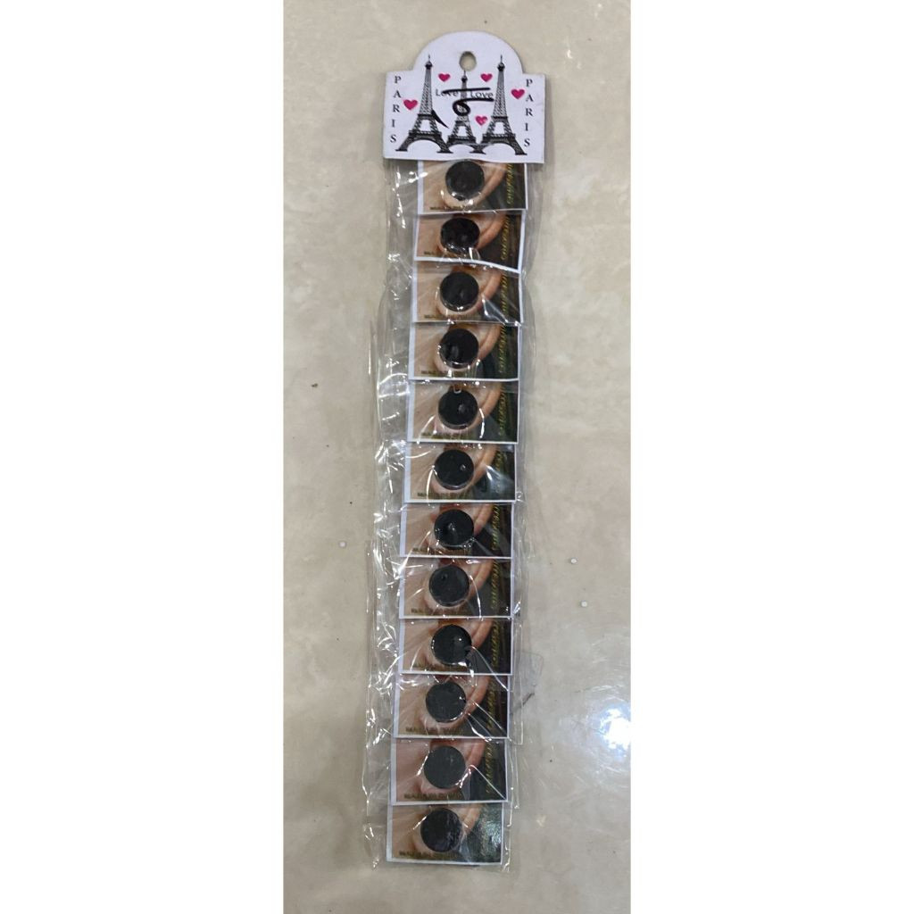 (Toserba 777) anting magnet polos pria dan wanita / Anting Magnet Hitam Pria Wanita Anting Klip Tanp