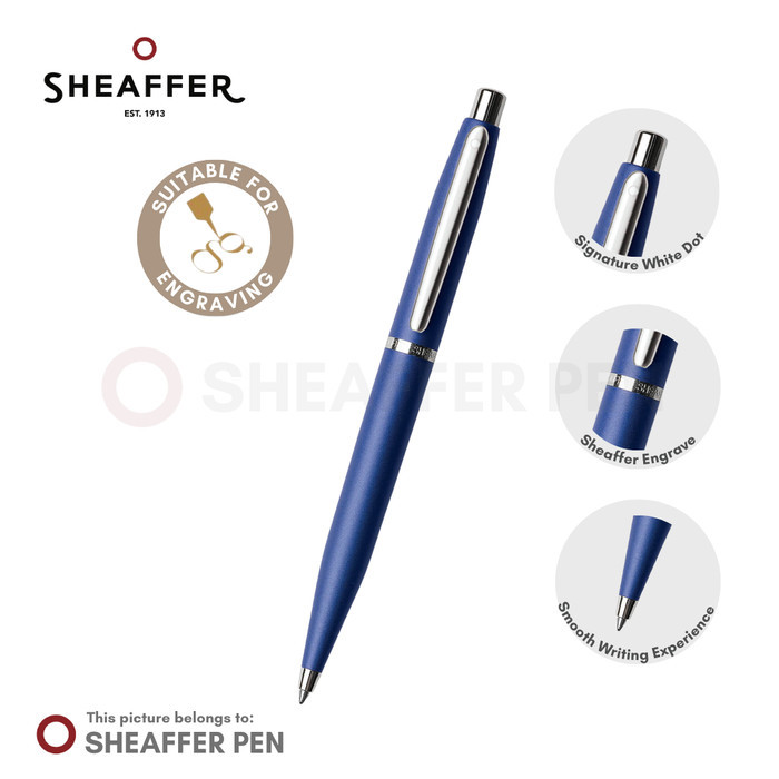

[NEW] Sheaffer VFM Matte Black - Biru