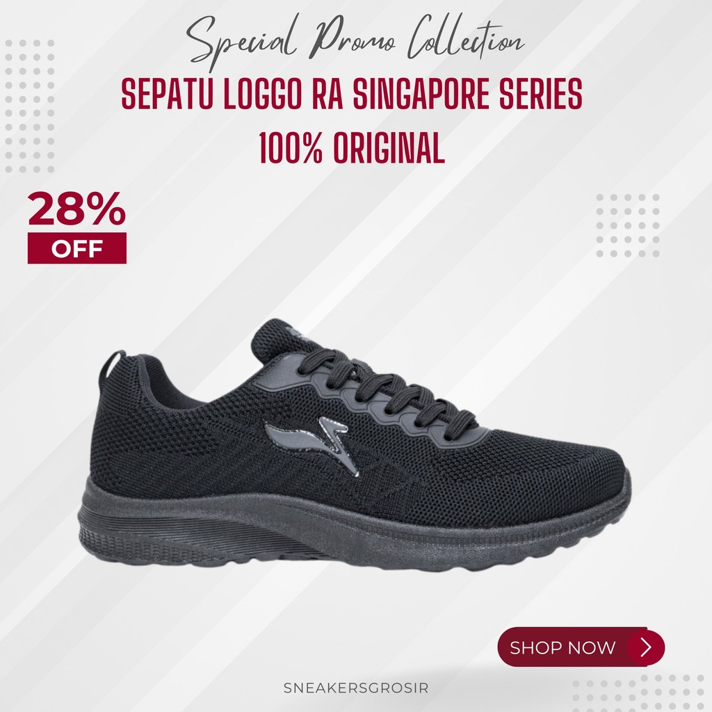 Sepatu Loggo RA Singapore Series 100% ORIGINAL Sneakers Sepatu Pria
