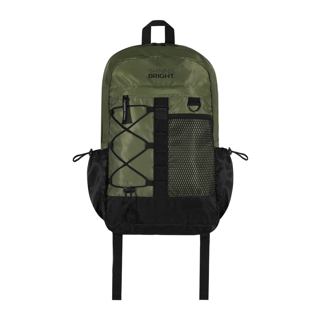 Shining Bright Tas Ransel Camper Backpack - Hijau Olive