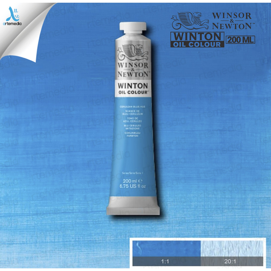 

Gramedia Surabaya - Winsor & Newton Winton CERULEAN BLUUE HUE 200ml Oil Color