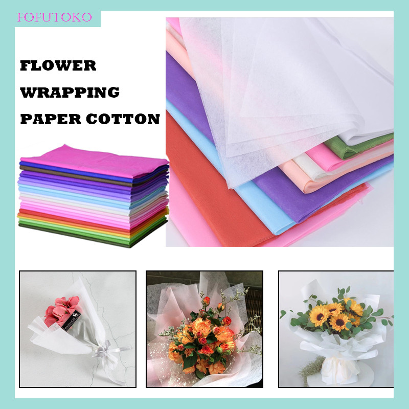 

Flower Wrapping Paper / 29PCS Kertas Tissue Buket / Tissue Cotton Paper Non Woven Flower Wrapping