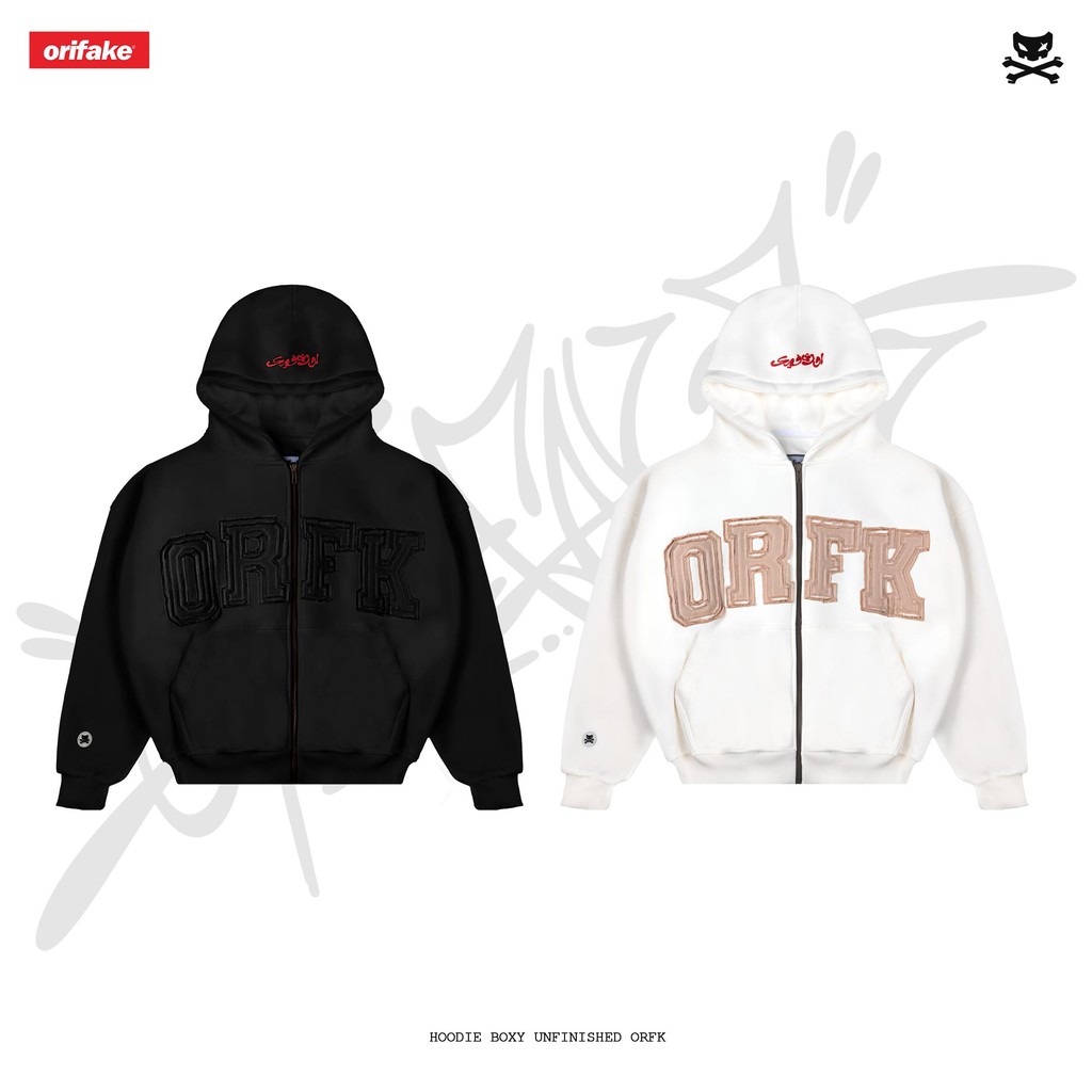 Orifake - Hoodie Boxy Unfinished ORFK 400gsm