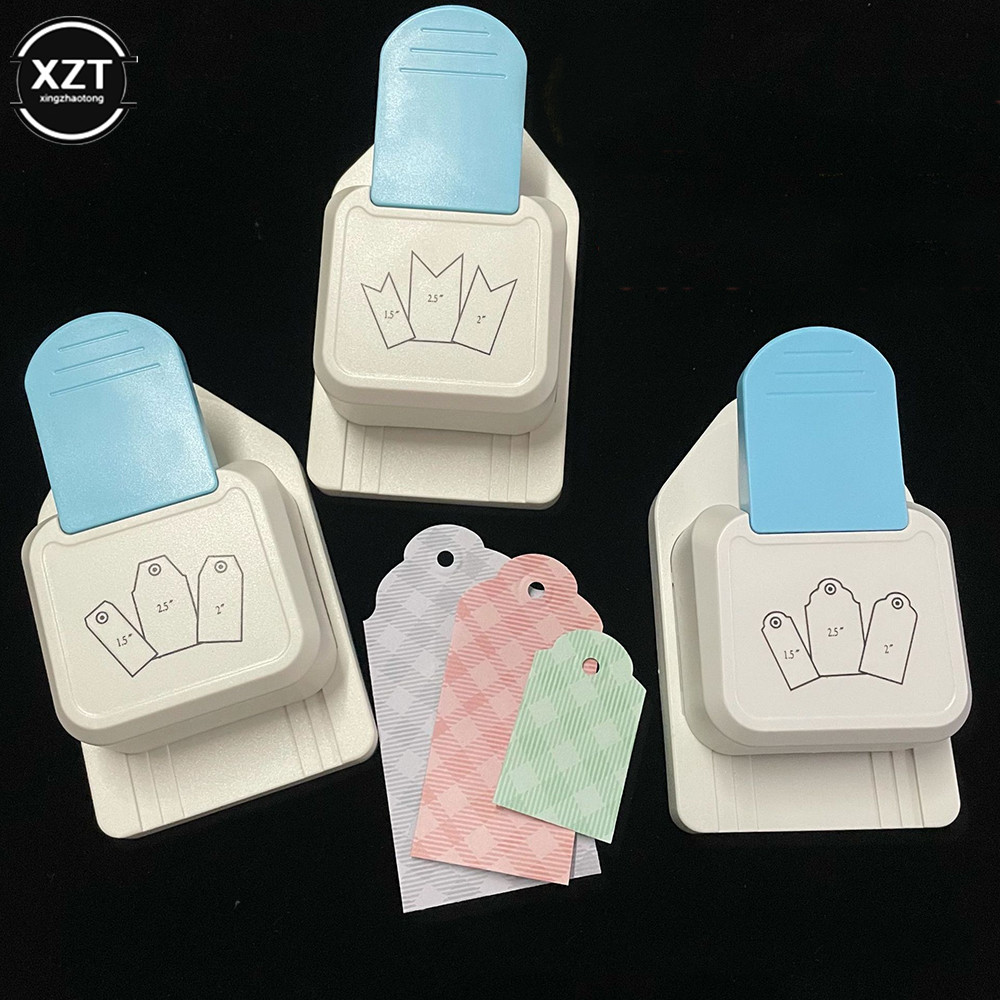 

NEW 3 in 1 Tag Punch Corner Rounder Cutter Paper Label Punch for Scrapbooking Card for DIY Paper Card Photo Card Making Supplies