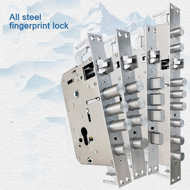 Stainless Steel Electronic Lock Body Fingerprint Lock Fingerprint Lock Body Mechanical Lock Security