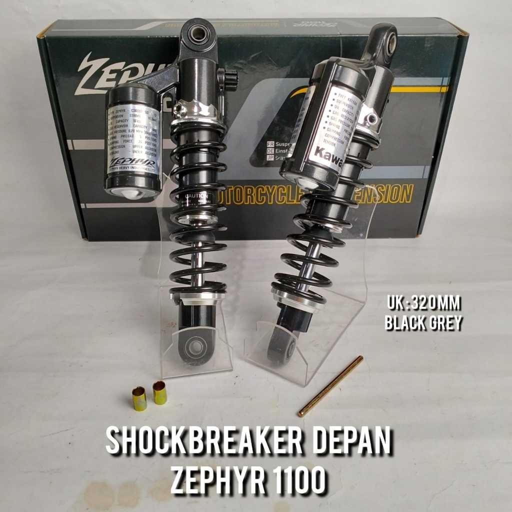SHOCKBREAKER SHOCK BELAKANG ZEPHYR 1100 SKOK ZEPHYR 320 MM BLACKGREY ZEPHYR