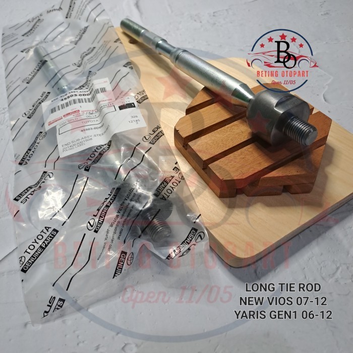 RACK END LONG TIE ROD TOYOTA NEW VIOS YARIS 2006-2012 ORIGINAL BARU
