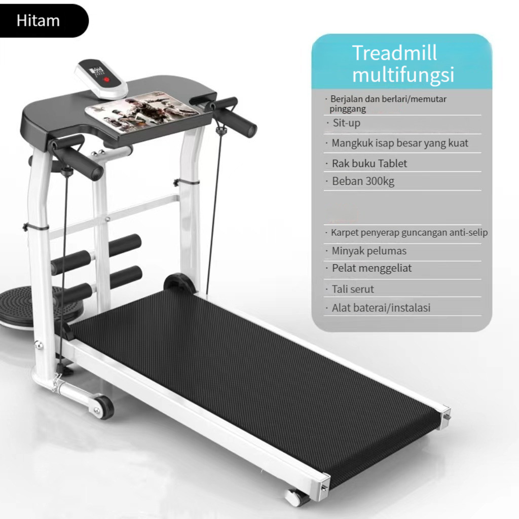 FURNILINE Treadmill  Manual Treadmill Listrik Alat Fitness Alat Olahraga Rumah