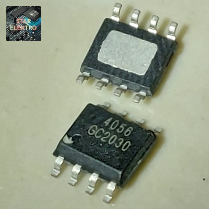 2 Buah 2Pcs 4056 Sop-8 SMD 4056E TP4056E IC TP4056 Chip Lithium Battery Charge