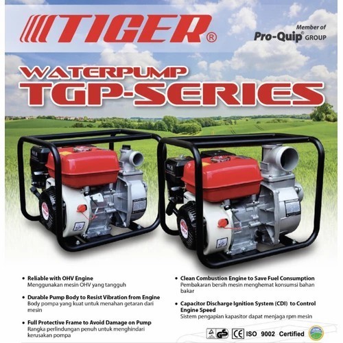 Mesin Pompa Air Irigasi Waterpump ALKON 3 inch 3" Tiger TGP 80 TIGER