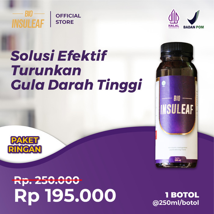 

Baru !! Bio Insuleaf Herbal Solusi Efektif Turunkan Gula Darah Tinggi