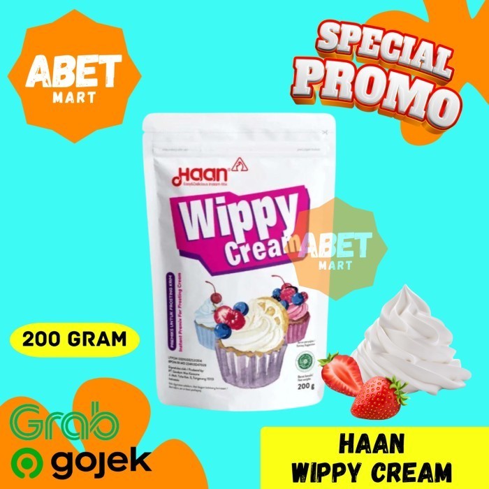 

Haan Wippy Cream Kemasan 200Gr - 200 Gr Whipped Whip Krim Bubuk Pouch