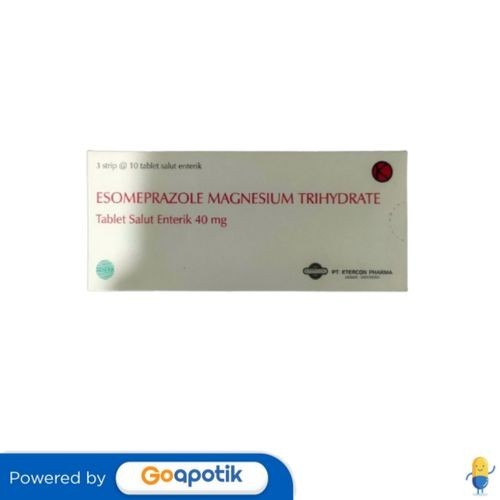 Esomeprazole Magnesium Tryhydrate Etercon 40 Mg Box 30 Tablet