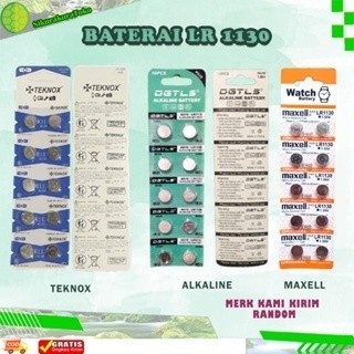 (SKR) 10 PCS Baterai Batre Kancing Battery Jam Tangan Maxell AG10 LR1130 LR 1130 SR54 LR54 GP189 Tut