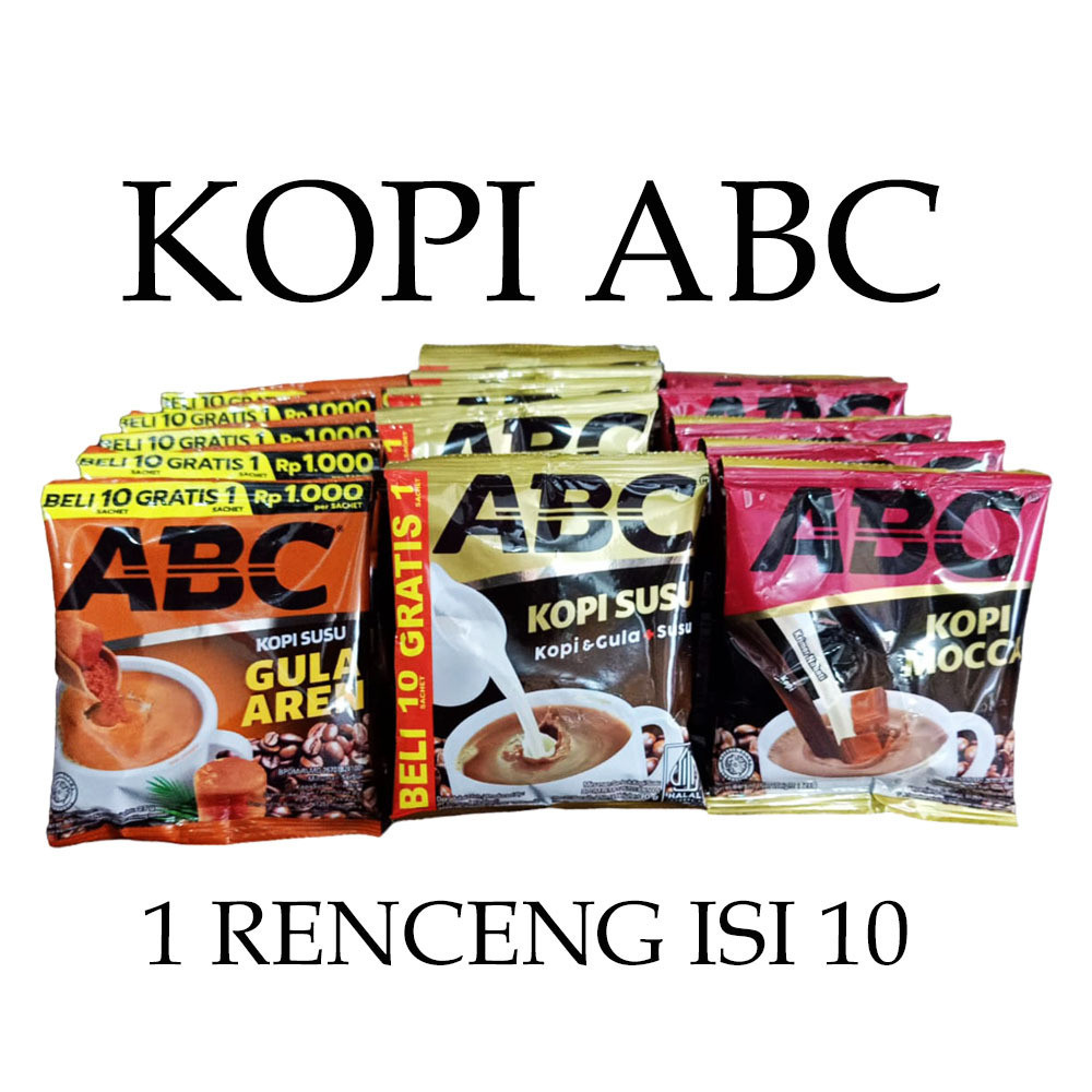 

KOPI ABC KOPI SUSU RENCENG ISI 10 By Toko DUNIA VARIASI SURABAYA