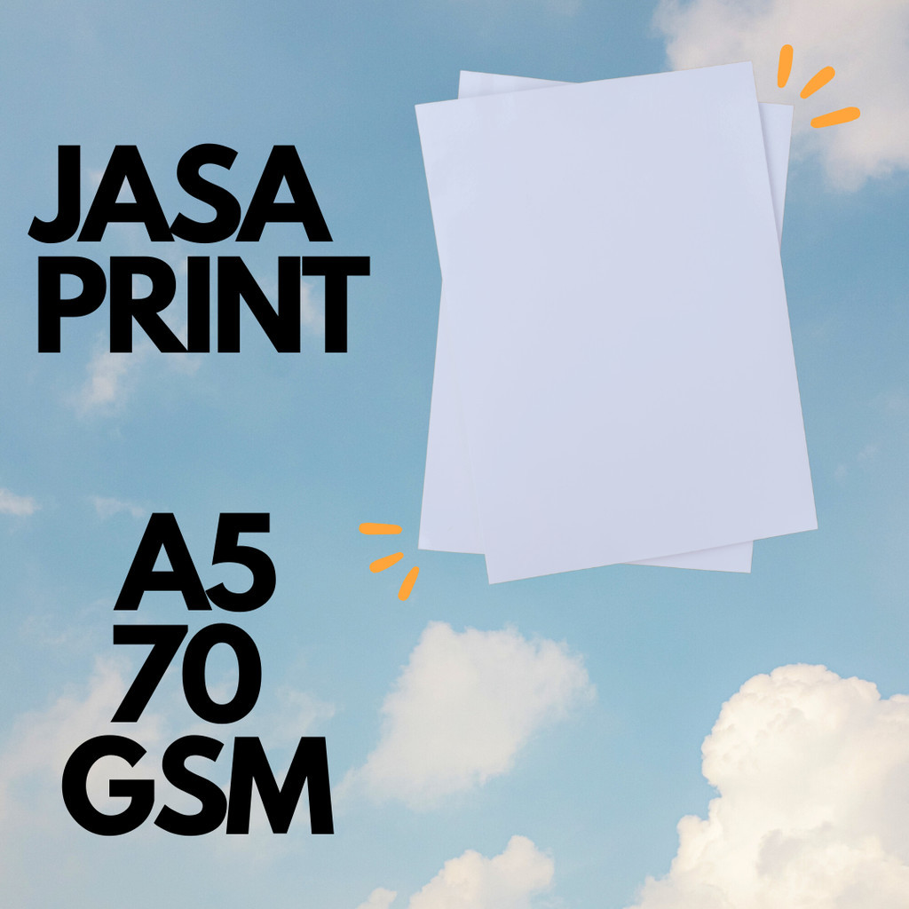 

jasa print A5 70 gsm