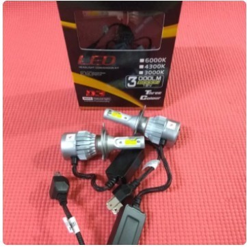 Bohlam Led h4 3 warna dotech