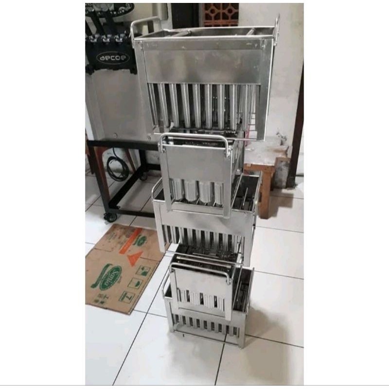 MOULDING cetakan es krim/loyang stainless/cetakan es krim Loly loli stenlis IMPORT