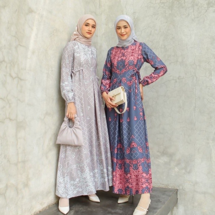 Le Khari Dress Viona Gamis Maxmara Busui Size S - XL