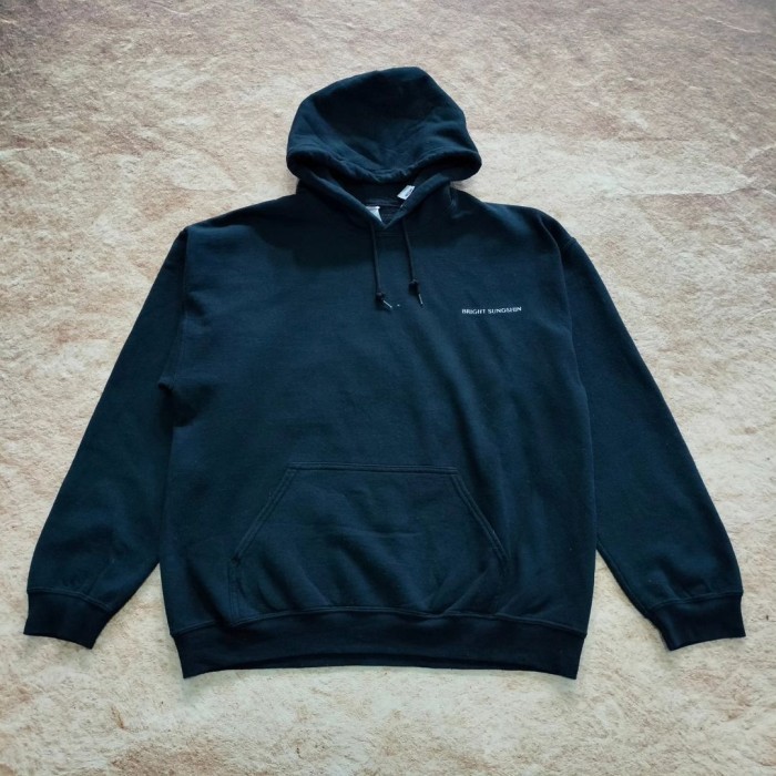Pullover hoodie GILDAN HEAVY BLEND Bright Sungshin hitam size XL jemper bagus murah