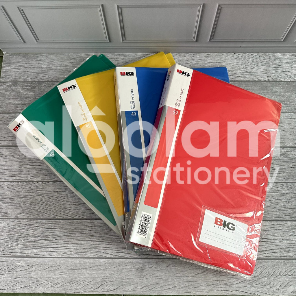 

SATUAN ( 1 BIJI ) Display Book / Document Keeper / Map Clear Holder Folio F4 Big 40 Lembar