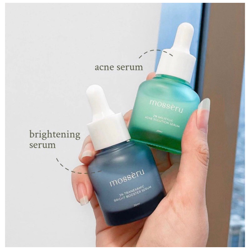 MOSSERU Acne Serum | MOSERU Bright Serum | MOSSERU Moisture Gel