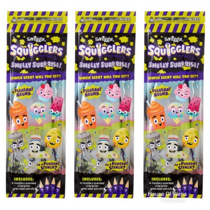 

SMIGGLE SQUIGGLERS SMELLY SURPRISE - PENSIL PACK SMIGGLE