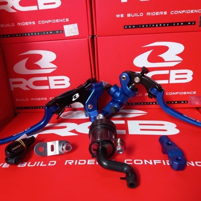 PROMO SLK Master Rem RCB Set Radial S1 + Kopling kabel tipe S1 Biru PROMO