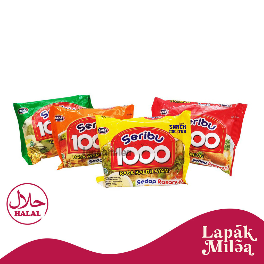 

Mie Gaga 1000 / Mi Seribu 50 gr