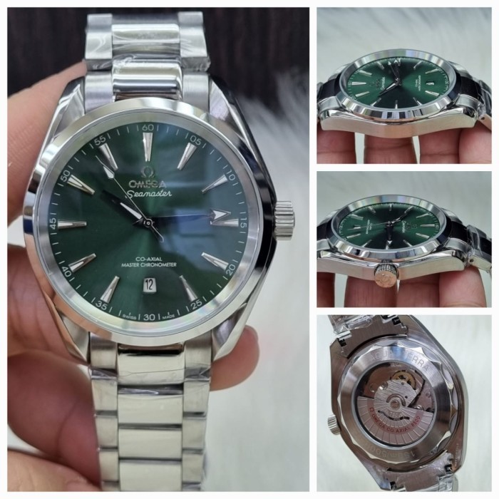 JAM TANGAN PRIA OMEGA SEMASTER MEWAH AUTOMATIC JAPAN SUPER GRADE AAA ANTI BADAI  #omega1677