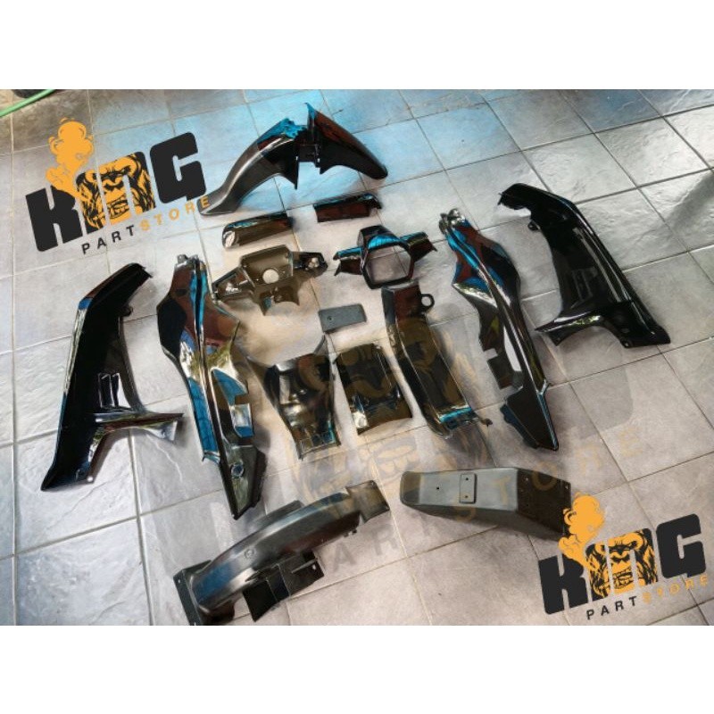 FULLSET COVER BODY SUZUKI RC110 CRYSTAL ORIGINAL SGP GENUINE - FULL BODI SET CRISTAL TUNE ORI BARU