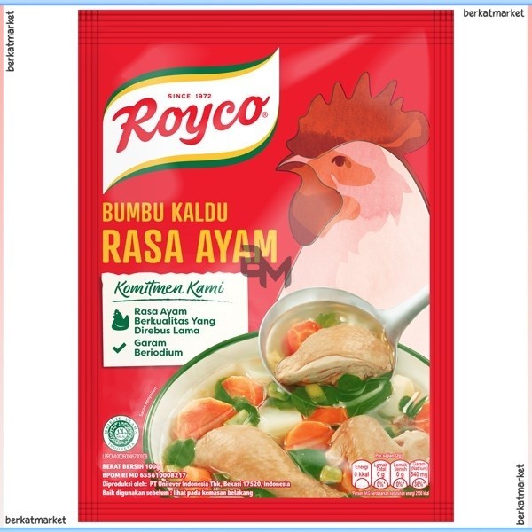 

PENYEDAP RASA ROYCO KALDU AYAM 1OOGR KALDU AYAM BUMBU MASAKAN INSTANT ROYCO