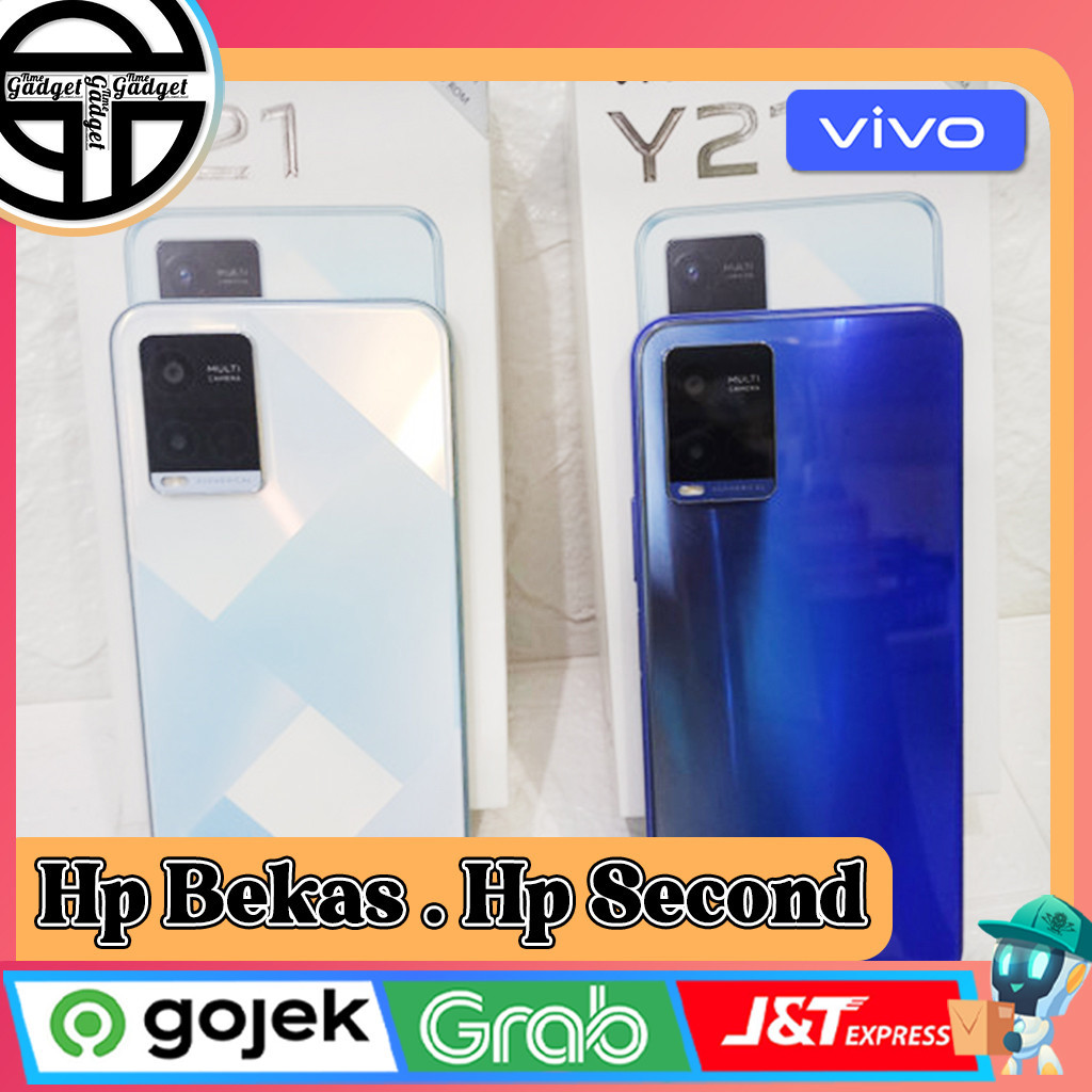 Vivo Y21 | Y21A Ram 4 Rom 64GB Second Original Resmi Indonesia