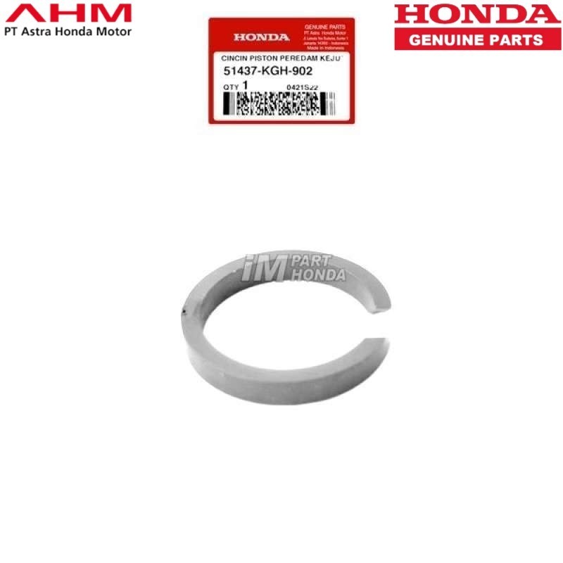 MURAH Ring Piston Shock Depan CS1  51437-KGH-902 51437KGH902 JAMINAN 100% ORI AHM HONDA *~
