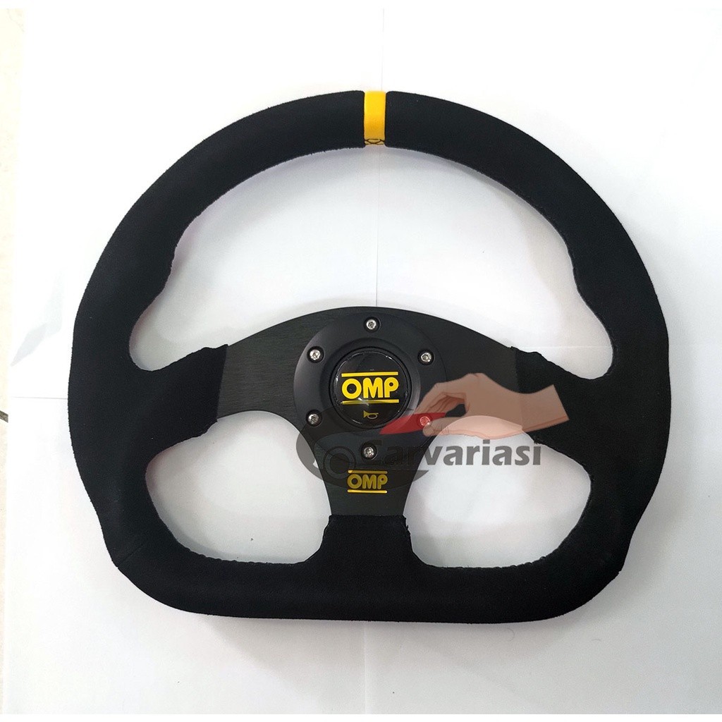 Steer Stir Racing OMP F1 Kulit Sued 5168 Import