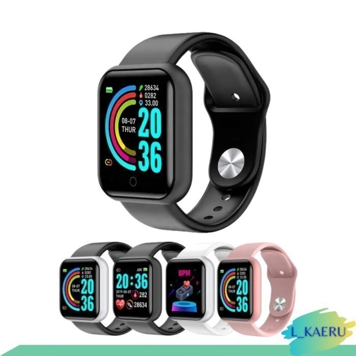 SmartWatch Smart Watch Y68 Jam Tangan Digital Bluetooth Waterproof ORI