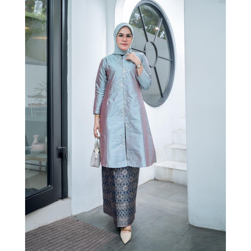 Atasan Kebaya Kurung Payet ZZ Terbaru - Kebaya Baju kurung Modern - Kebaya Modern - Kebaya Kurung So