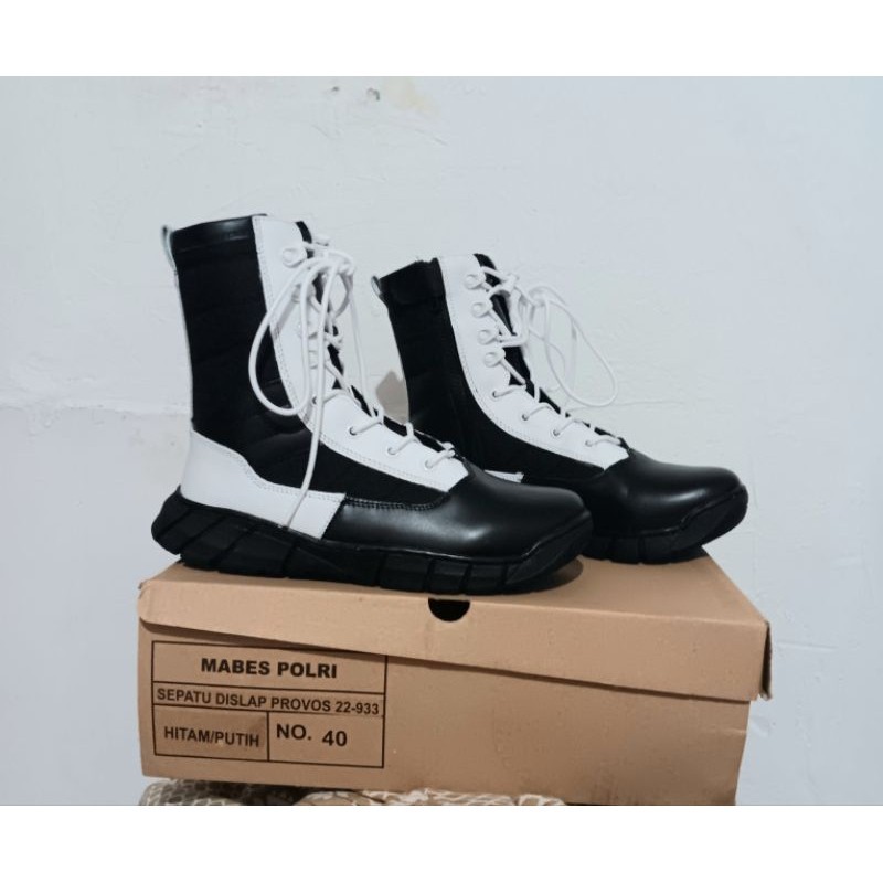(RAZMIL)) Sepatu Pdl provos polri jatah original
