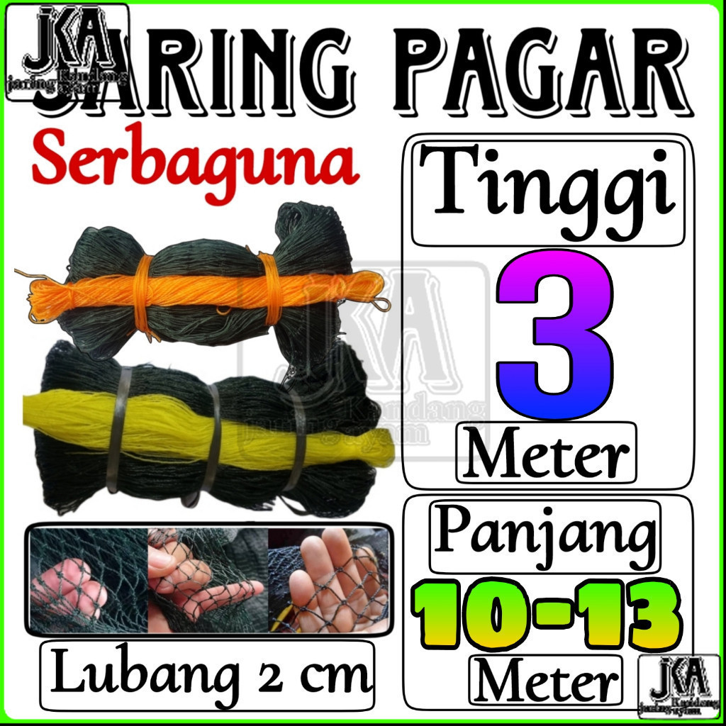 Jaring Ayam Lubang 2 cm Lebar 3 Meter / Jaring Pagar Ayam / Jaring Kandang Ayam
